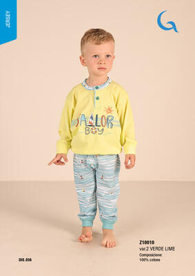 NEUGEBORENEN-PYJAMAS M/L Z10010 Tellini S.R.L. Großhandelskleidung